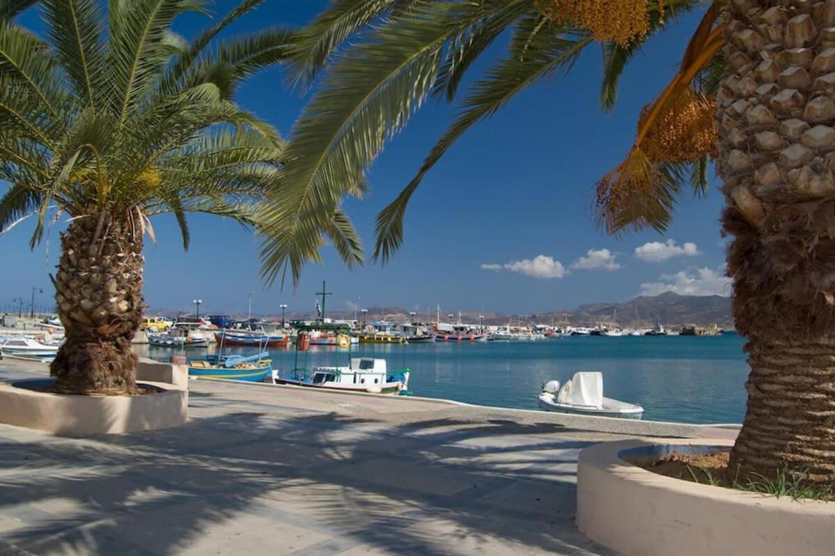 Sitia Panoramic Penthouse - Close To Sandy Beach - Private Parking Exterior photo